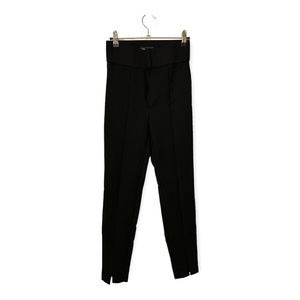 ZARA | High Waisted Straight Leggings with Slits | Size: S